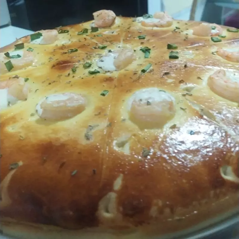 Torta de camarão