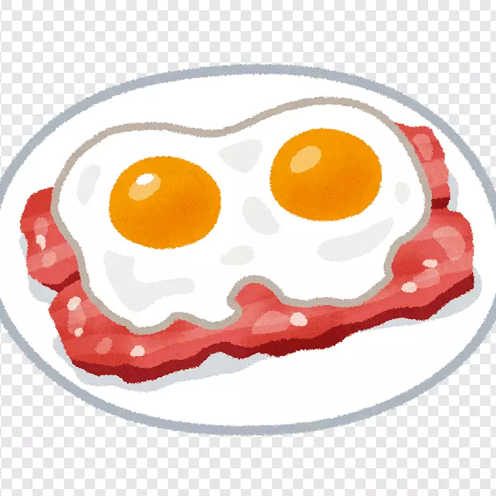 huevos fritos con tocineta