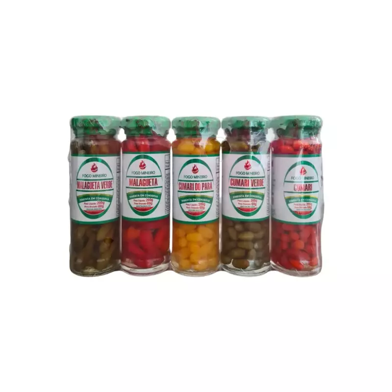 Kit de Pimenta em Conserva