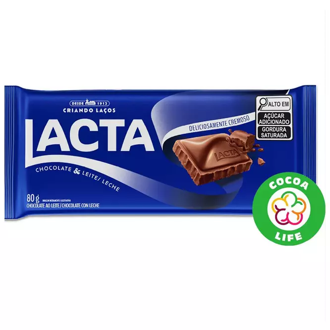 Barra Lacta ao leite 80g