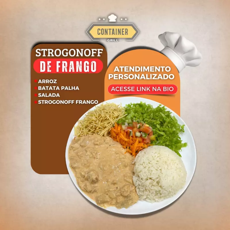 Strogonoff de frango