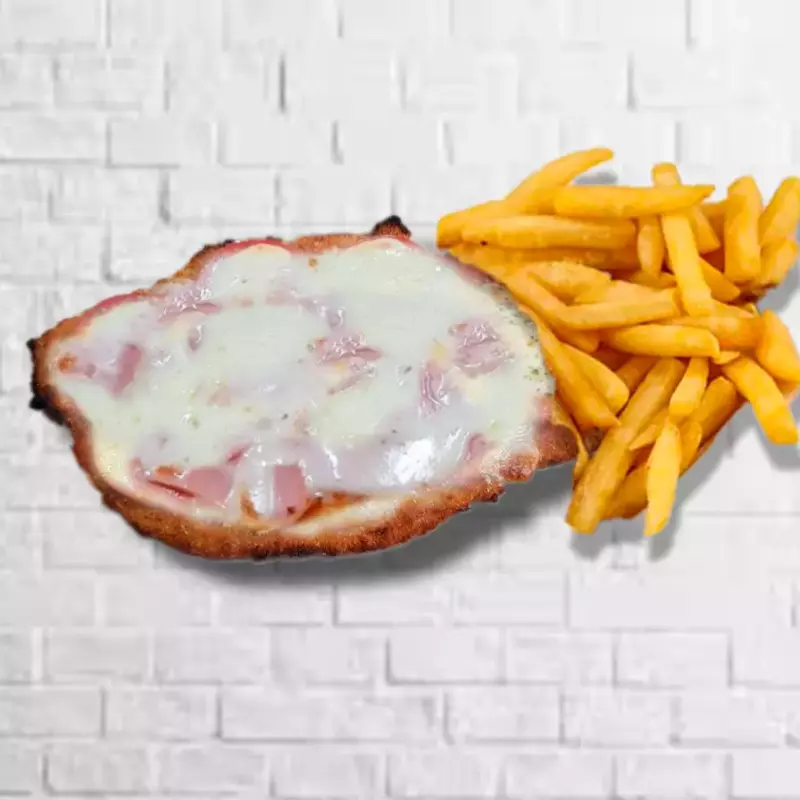 Milanesa/suprema con JyQ