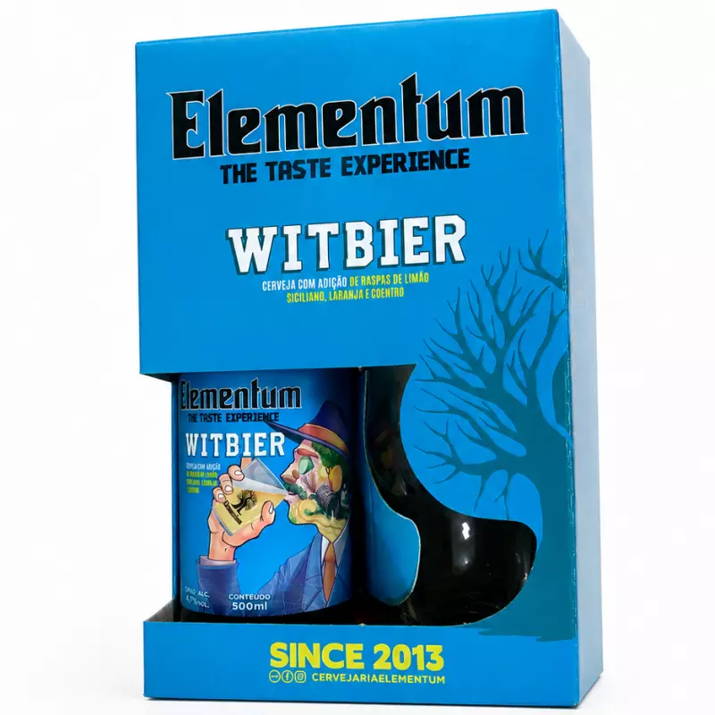KIT WITBIER • Cerveja + Copo