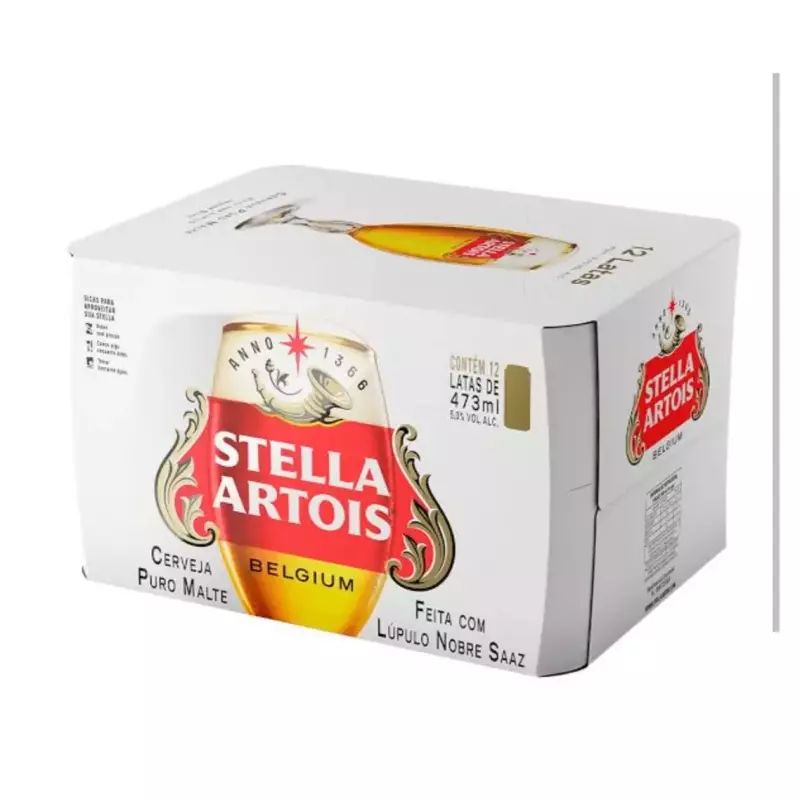 12un LATÃO STELLA 473ml