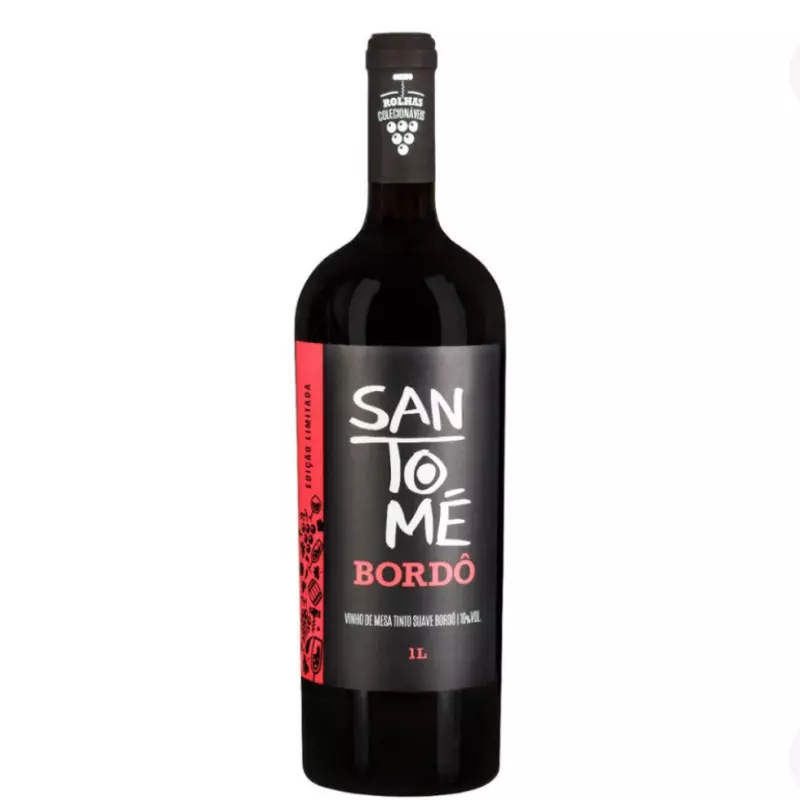 Vinho Santomé bordô suave 1L