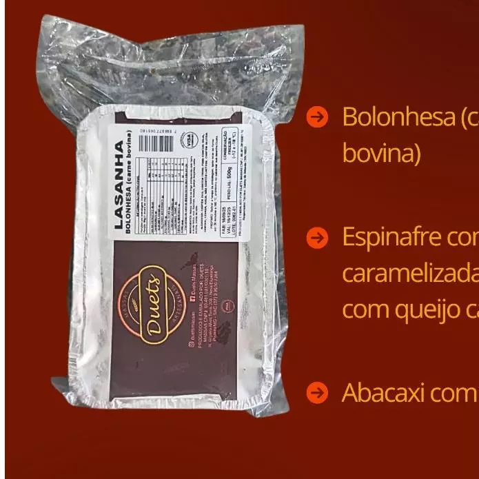 Lasanha Bolonhesa 500g