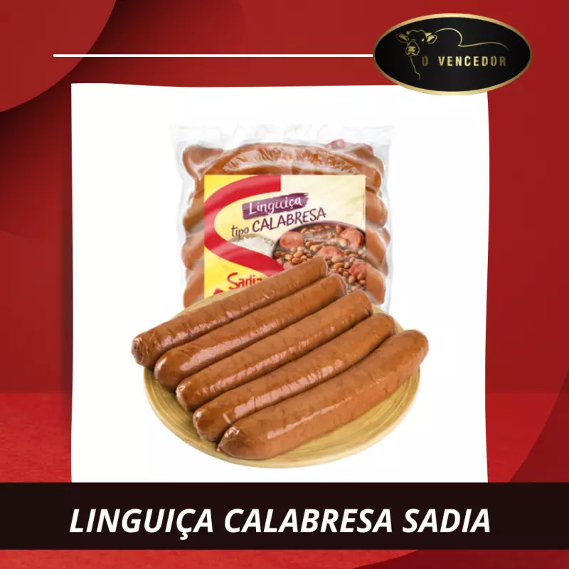 LINGUIÇA CALABRESA SADIA - 500g