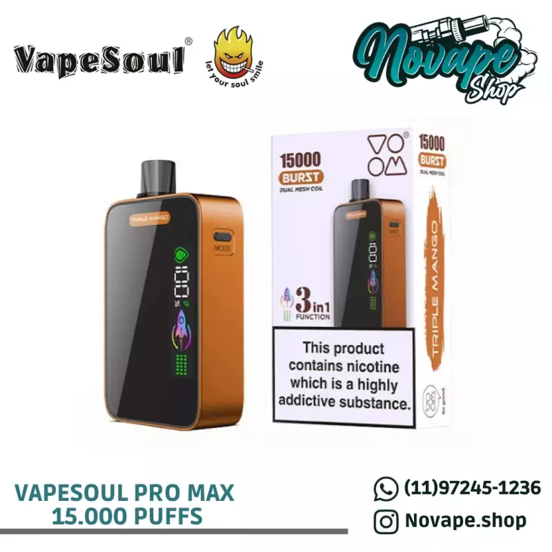 Vapesoul Pro Max 15.000 Puffs