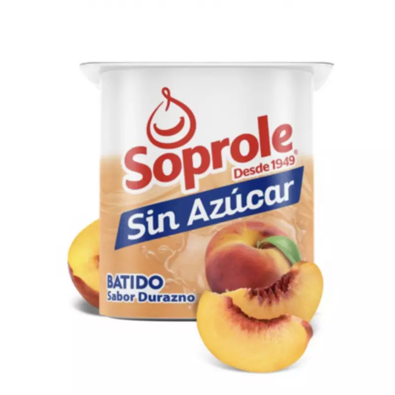 Yoghurt sin azúcar durazno 120grs