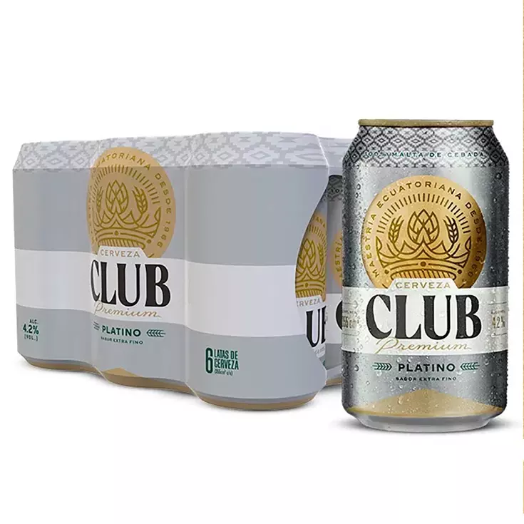 CERV CLUB PLATINO LATA 330ML