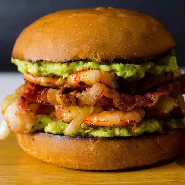 HAMBURGUESA DE CAMARÓN