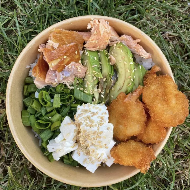 Gohan Salmón crocante