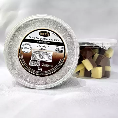 Tropical Pedaços Cocada e Cacau 400g