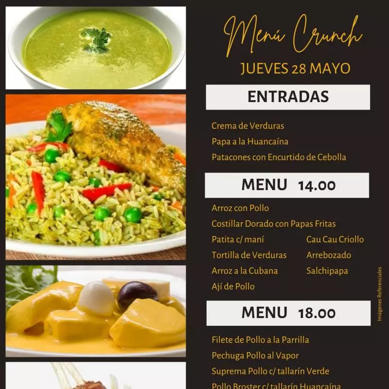 Menú 14.00 soles
