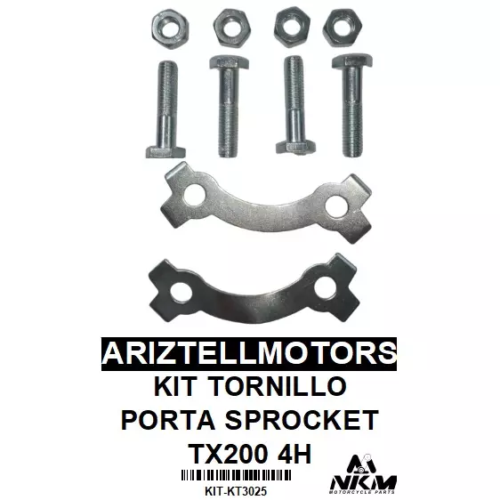 KIT TORNILLO PORTA SPROCKET TX200 4H