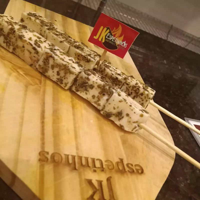 Queijo coalho com orégano