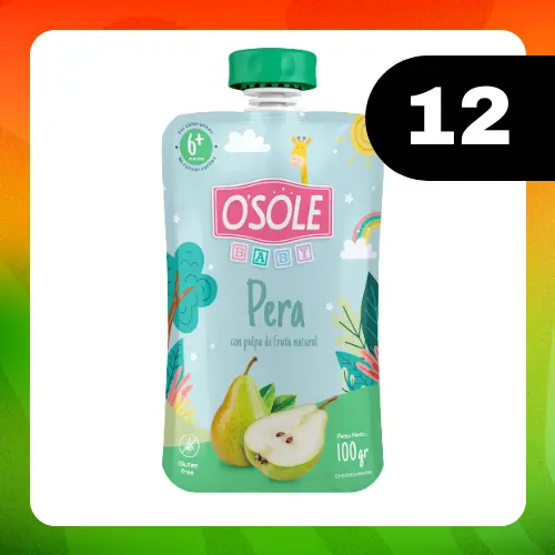 Medio Bulto Osole Compota Pera 100g