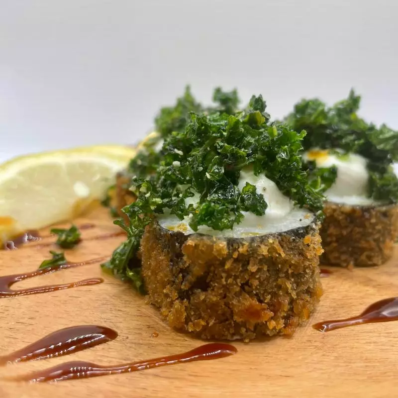 Hot Philadelphia Couve Crispy Roll