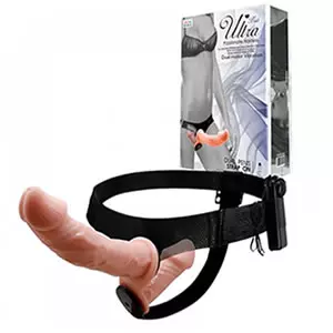 DUAL PENIS STRAPP ON - VIBRATION