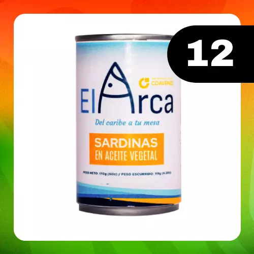 Medio Bulto El Arca Sardina V 170g