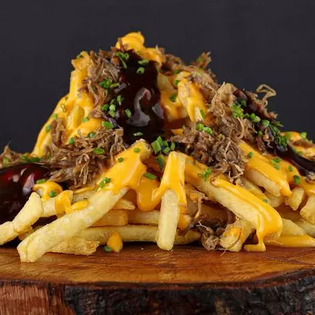 Fritas c/ costela desfiada