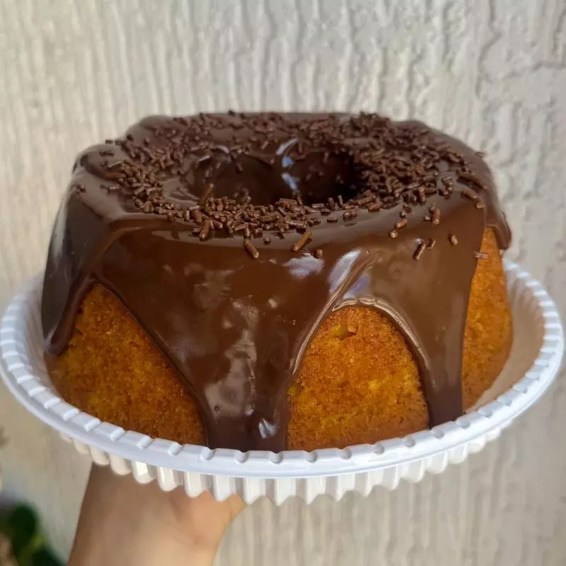 CENOURA COM BRIGADEIRO