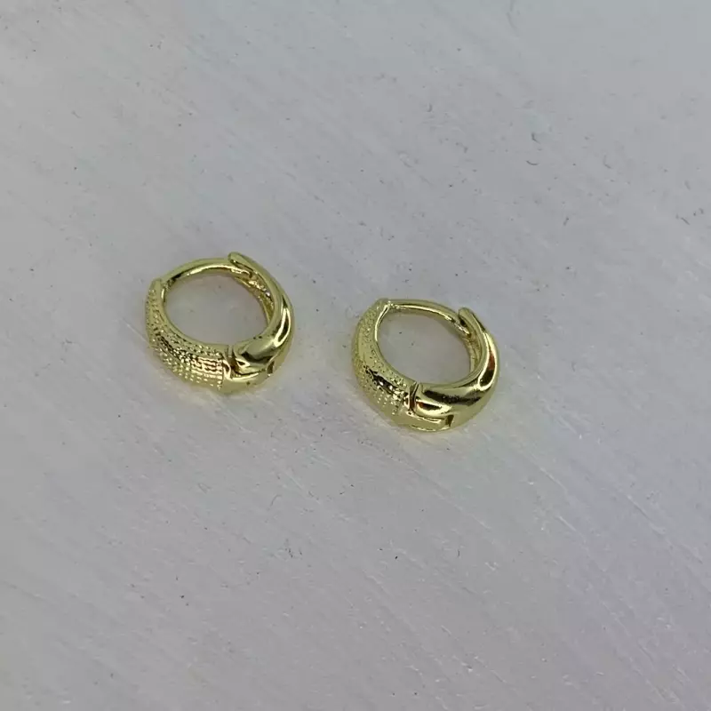 Argollas brillantes mini