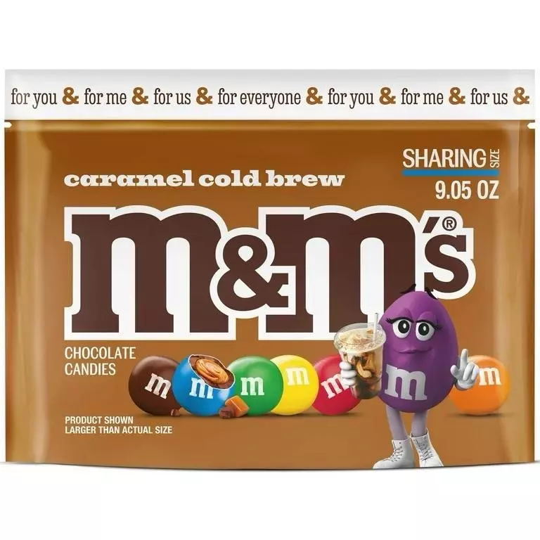 M&M caramel cold brew