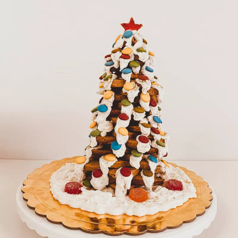 Arbolito navideño de jengibre