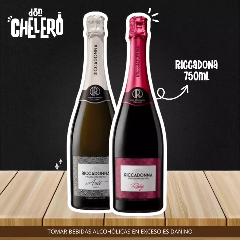 ESPUMANTE RICCADONNA X 750 ML.