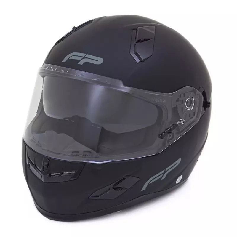 CASCO RACECRAFT NEGRO MATE