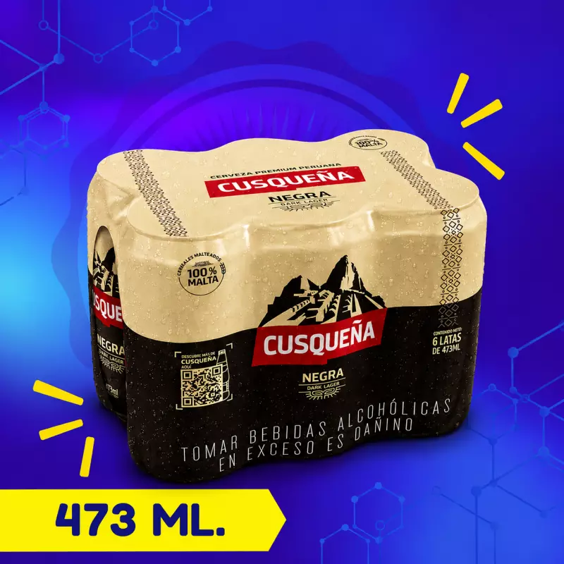 Cuzqueña malta latón six pack