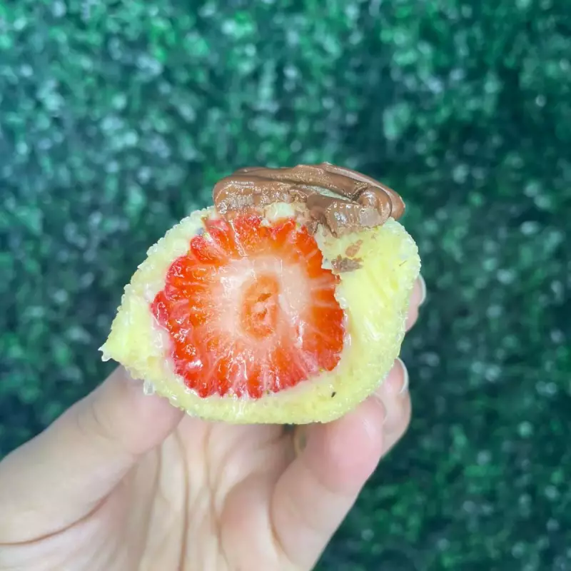 Coxinha de Morango -Marac. c Nutella
