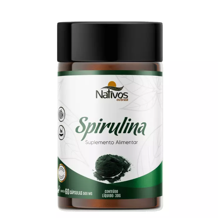 Spirulina - Nativos 60caps 500mg