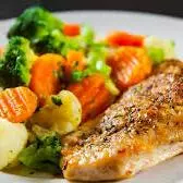 Filé de frango acebolado/Clean Food