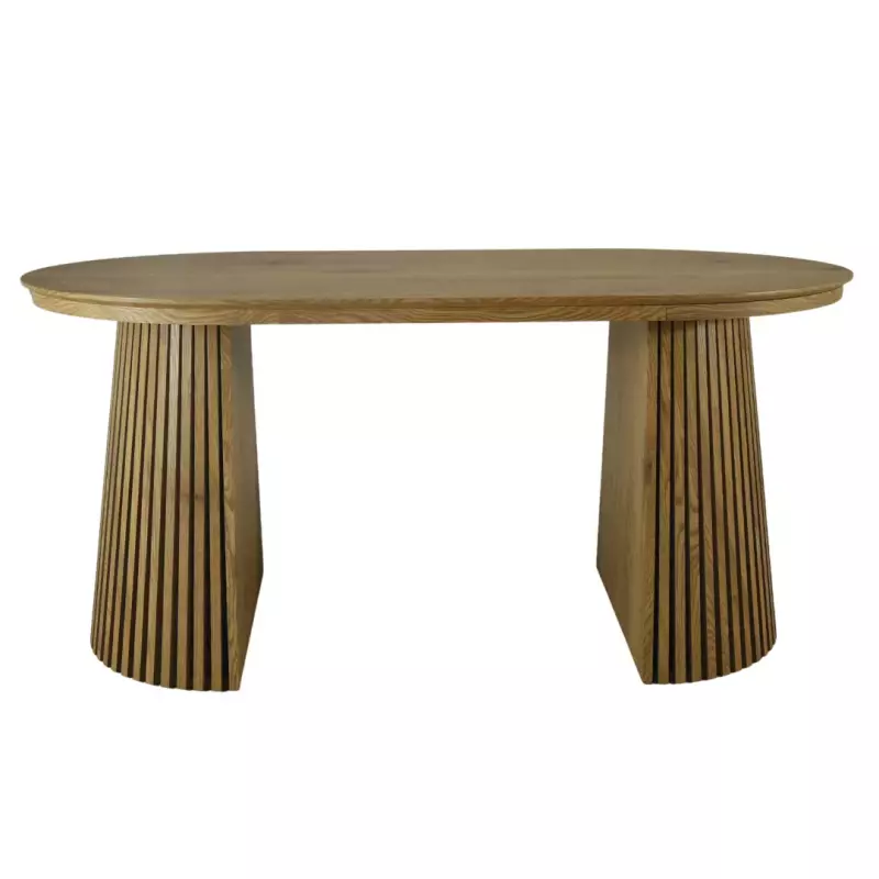 Mesa Base Madera Varillada 160x90