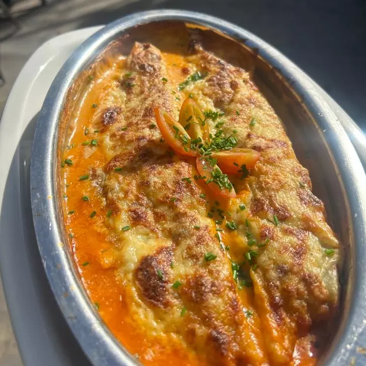 Canelones gratinados