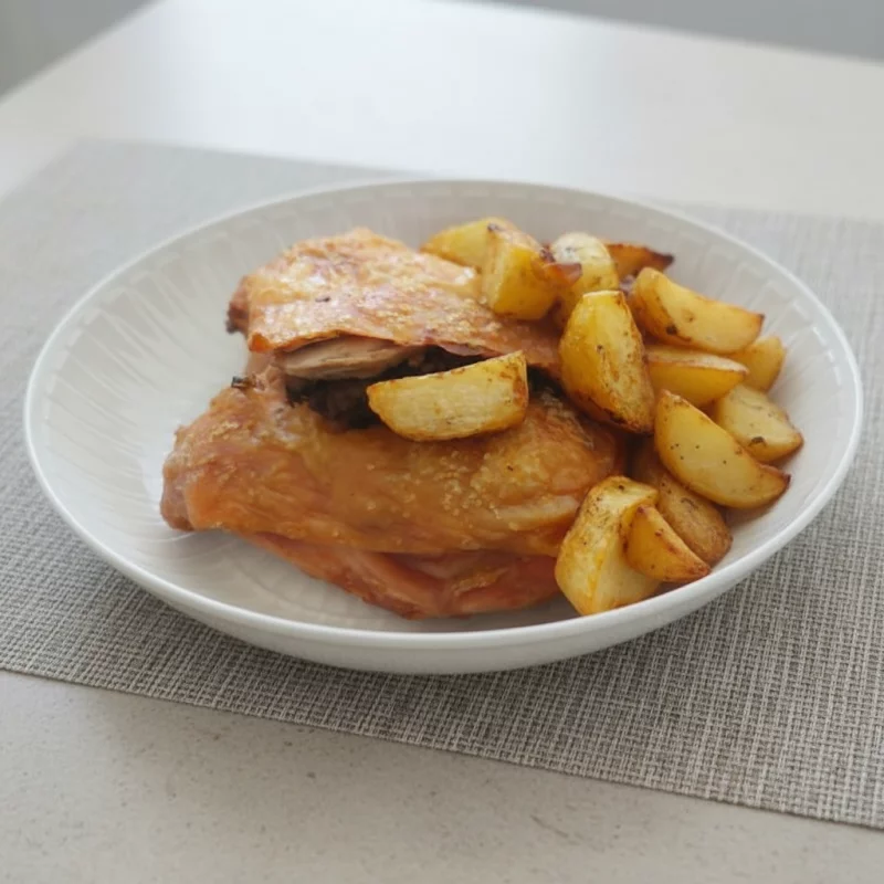 Pollo al horno porción