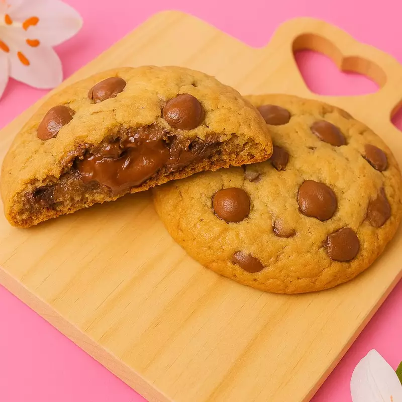 Cookie Tradicional com Brigadeiro