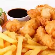 Gurjão de Peixe c/Fritas