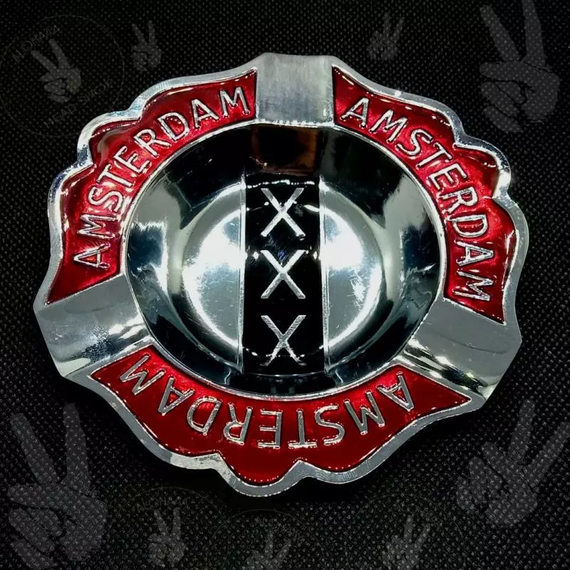 Cinzeiro de metal Amsterdam