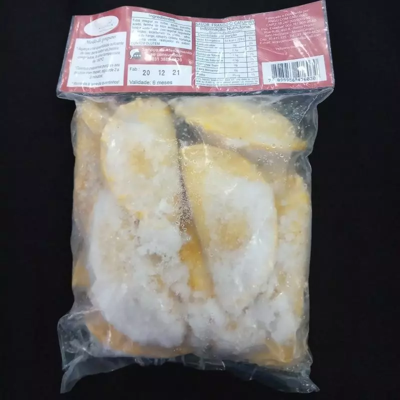 Pastel Angu Carne Seca c/ Catupiry