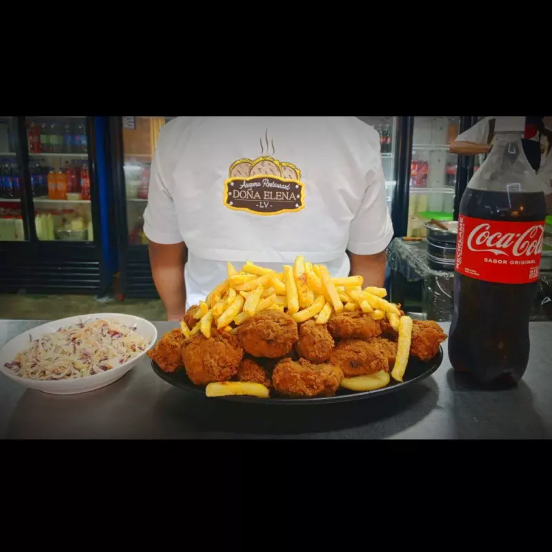 1 POLLO A LA BROASTER