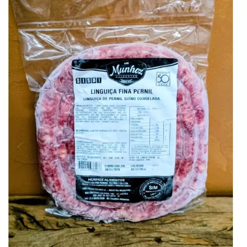 LINGUICA FININHA PERNIL 490g