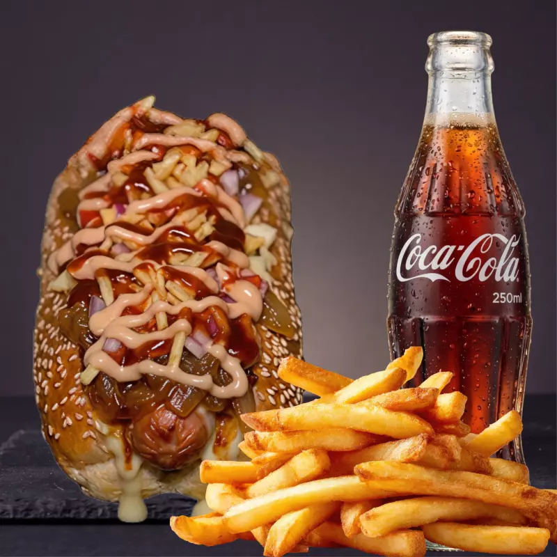 Combo perro caramelizado