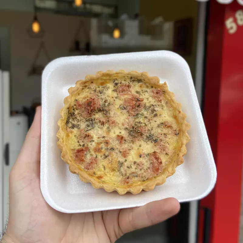 Quiche Presunto e Muçarela