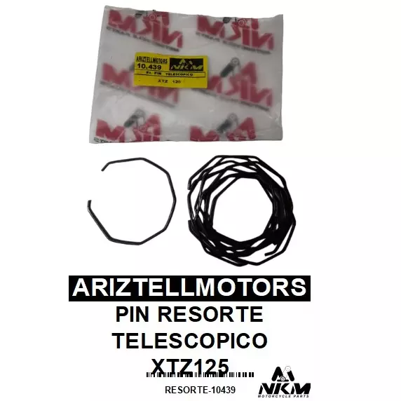 PIN RESORTE TELESCOPICO XTZ125