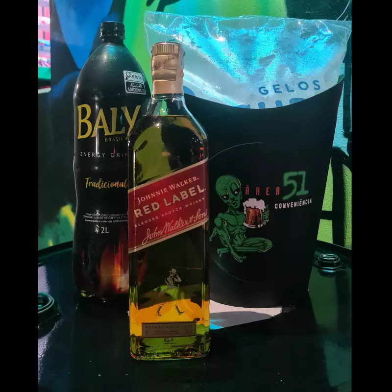 COMBO "WHISKY RED LABEL"