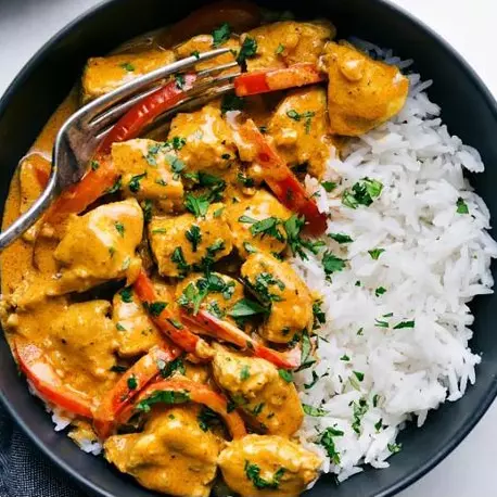Martes 7 Julio - Pollo al curry