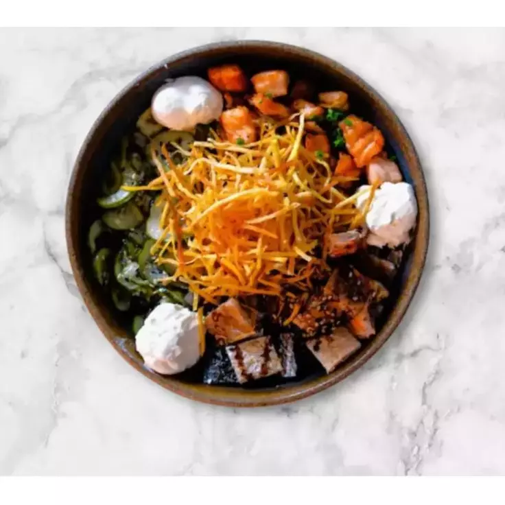 Poke Salmão Grelhado